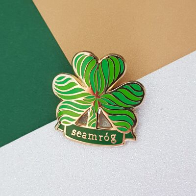 seamróg | shamrock - Enamel Pin