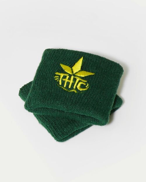 THTC Logo Hemp Sweatbands - Green