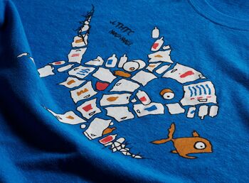 T-shirt en chanvre de poisson en plastique 3