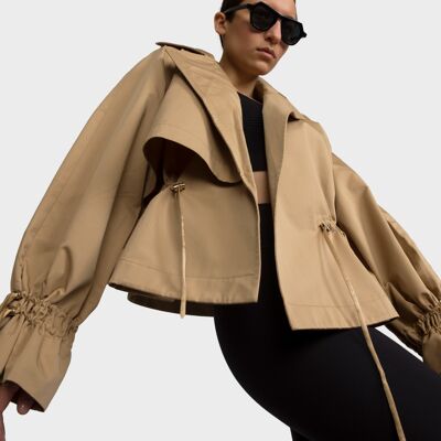 Trench coat, model Coco, beige