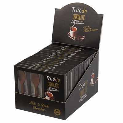 Milk And Dark Chocolate Spoons Pack Of 15