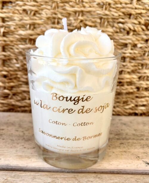 Bougie chantilly parfum coton