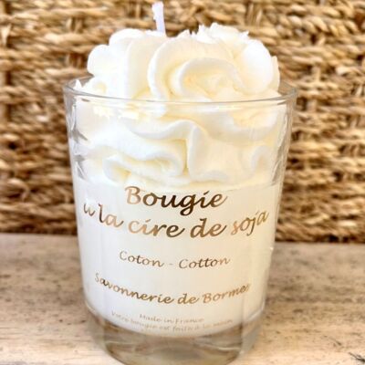 Bougie chantilly parfum coton