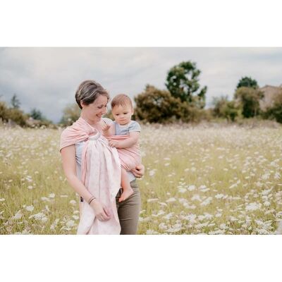 Sling tissé, écharpe sans nœud, Ginkgo Rose