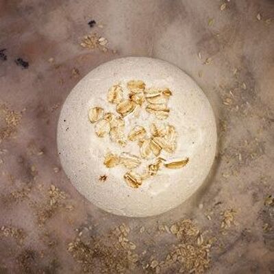 Skin Soothing Milk & Oats Unscented Fizzy Bath Bomb