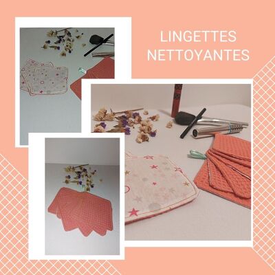 Lingettes nettoyantes "peau nette" x6