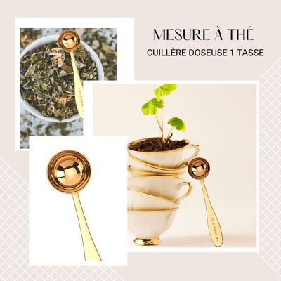 Mesure à thé 1 tasse Inox - cuillère doseuse vrac