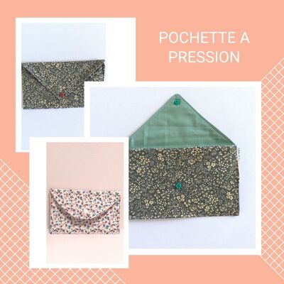 Pochette rectangle : à masque ou autre petit trésor