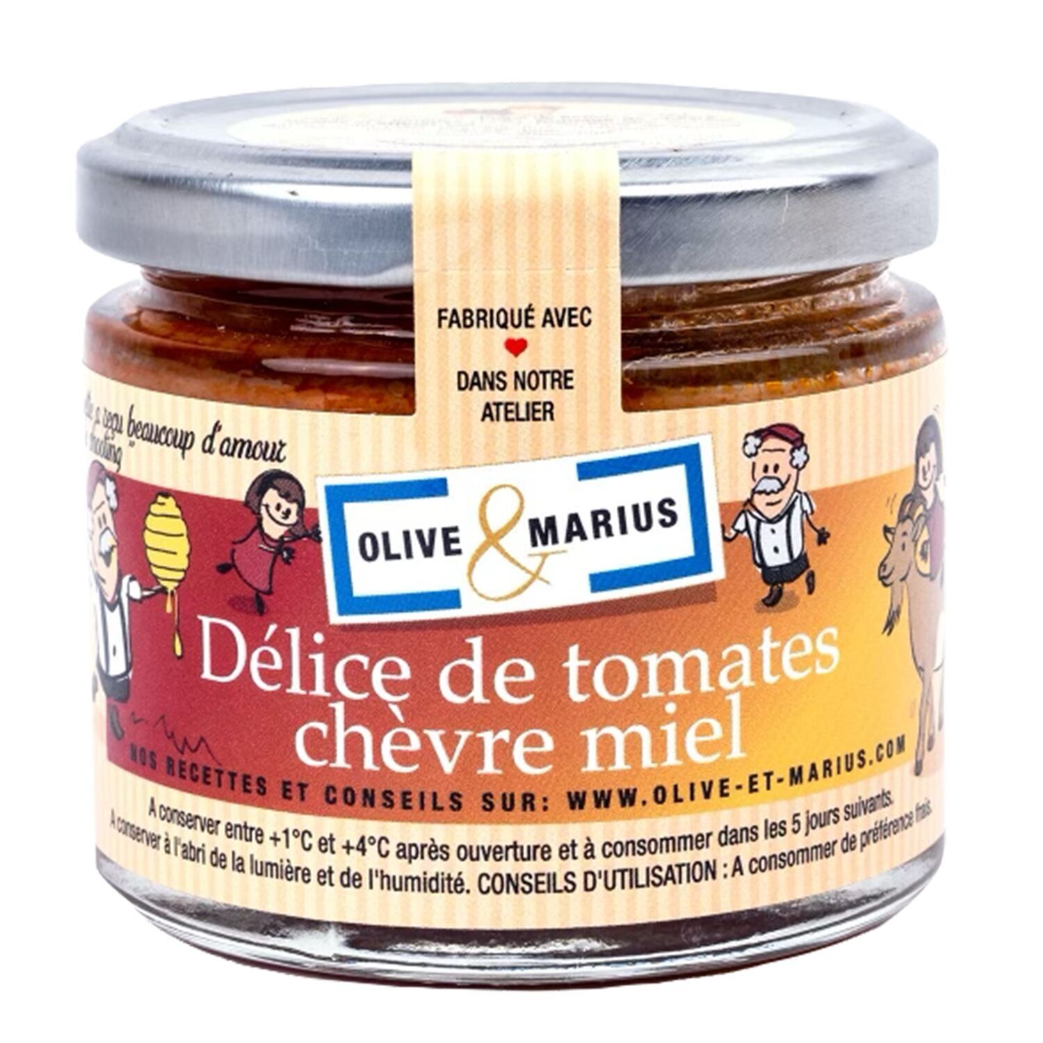 Delicia de tomate de cabra a la miel