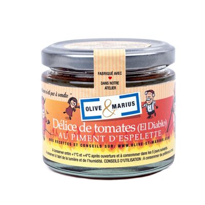 Tomatengenuss (El Diablo) mit Espelette-Pfeffer