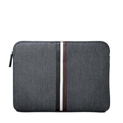 Funda para ordenador de 15" negro vino blanco / Funda para ordenador de 15" negro vino blanco