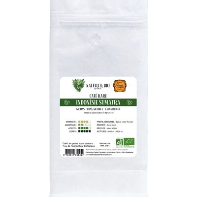 Café Rare Indonésie Sumatra Bio grain kg Nature&Bio By DGC