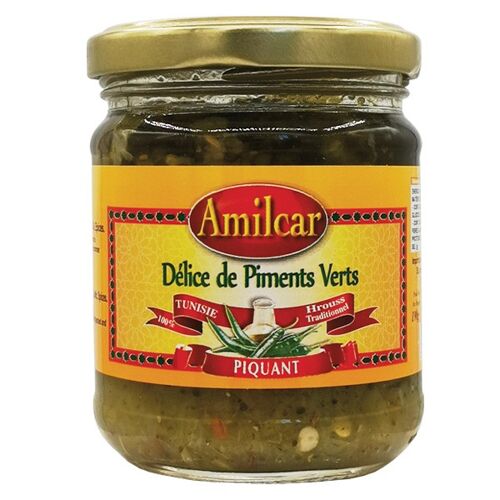 Délice de Piments Verts 21cl. AMILCAR