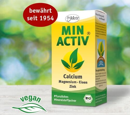 Minactiv® - basische Mineralstoffe aus Pflanzen