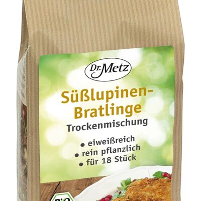 Bio Süßlupinen-Bratlinge - proteinreiche Fertigmischung