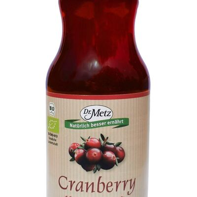 Cranberry 100 % Muttersaft aus Kanada, Bio