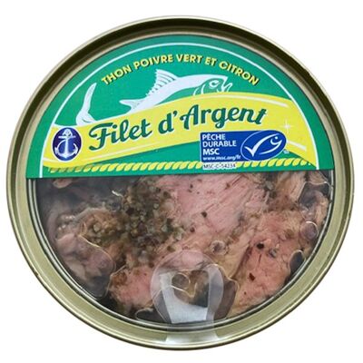 Thunfisch mit grüner Paprika und Zitrone 160 g FILET D'ARGENT - Box Transp / K