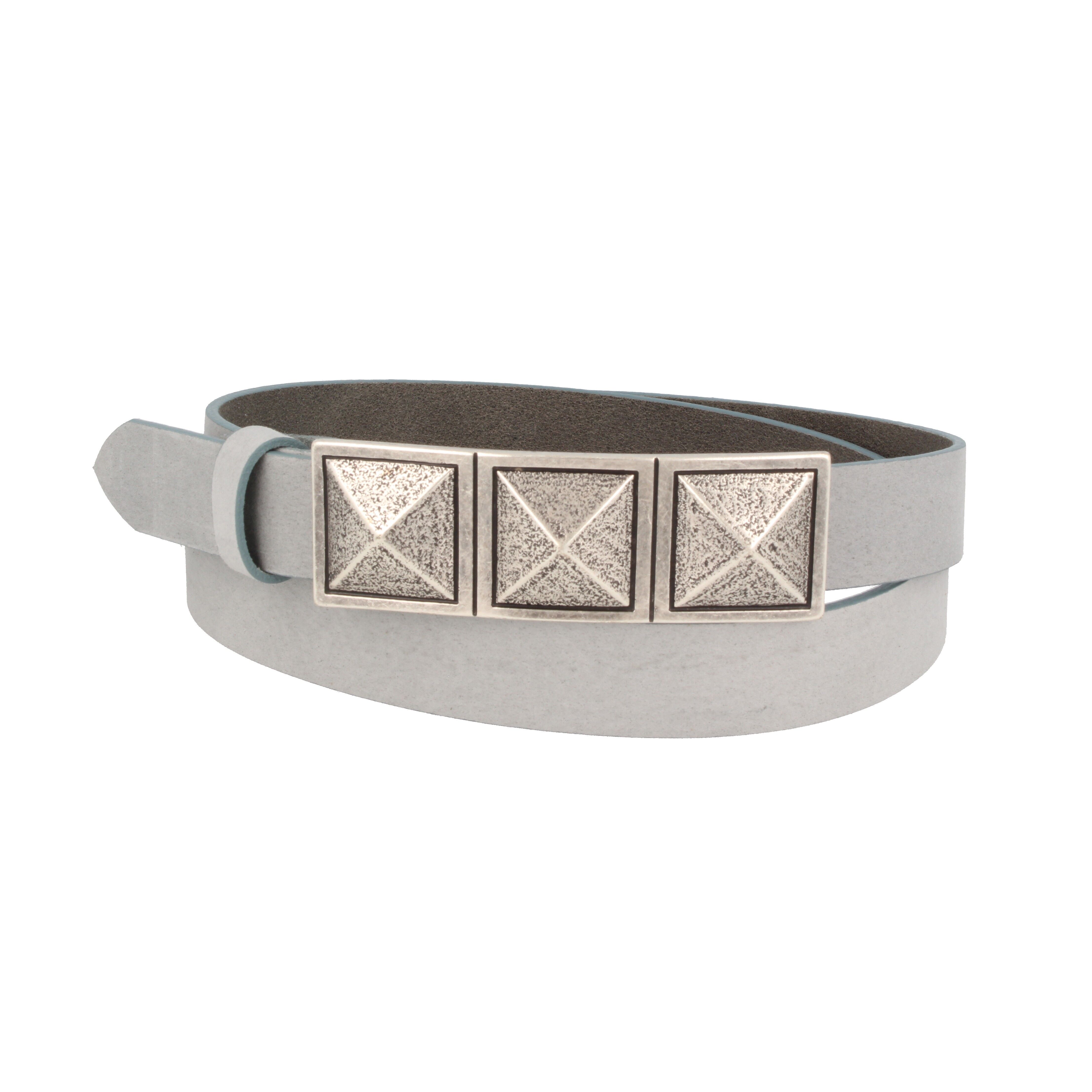 Gürtel Damen Leder Apollo Statement Hellgrau