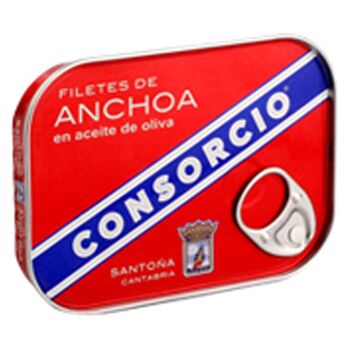 Filets d'Anchois HO Bte 50g CONSORCIO - Btes Rouges / KP