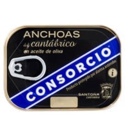 Filetes de Anchoa HO Caja 50g PLATINO - Btes Noires / KP