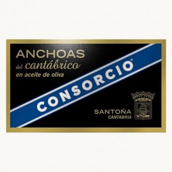 Filets d'Anchois HO Bte 74g PLATINIUM - Btes Noires / KP