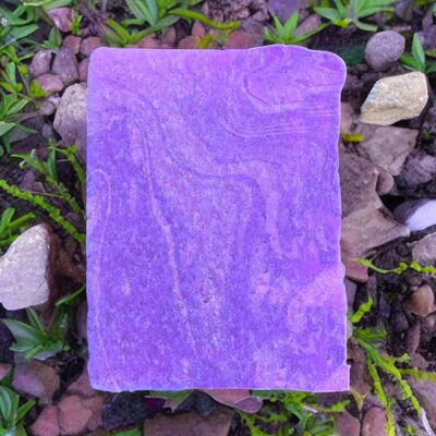 Barra de Ducha Exfoliante de Azúcar Espumosa de Lavanda del Mar Celta VEGANA