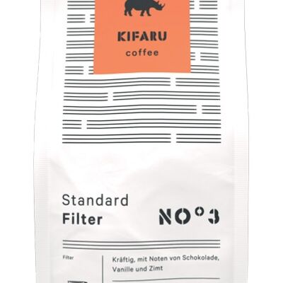 No. 3 filtros estándar