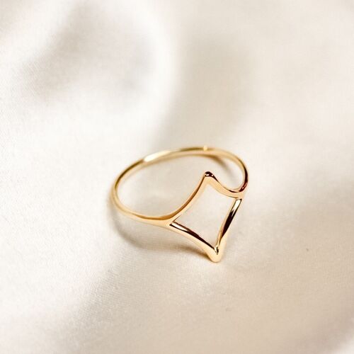 Emily ring – small diamond gold