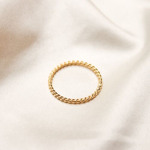 Arizona ring - twisted ring gold