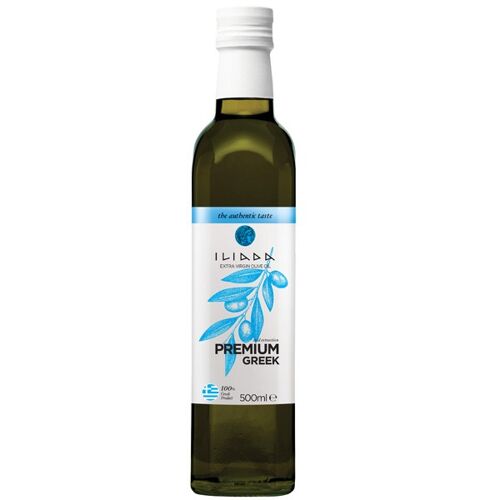 Huile d'Olive 0,5L Verre ILIADA Grèce / K