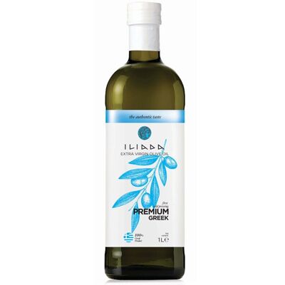 Olive Oil 1L Glass ILIADA Greece / K
