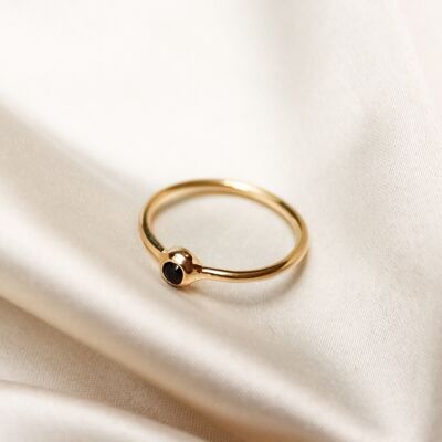 Lana ring - onyx stone gold