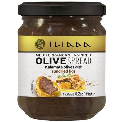 Pate d'Olives Kalamata aux Figues Séchées Boc. 175g ILIADA