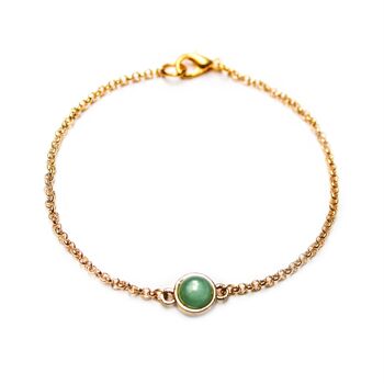 Bracelet Livia - or vert océan 2