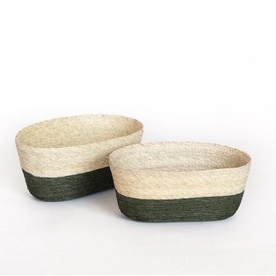 Oval Basket - Stone - Mod. 2