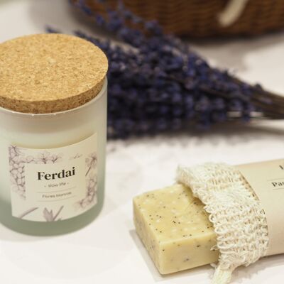 Candle & Soap - Home spa pack