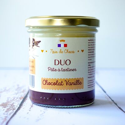 Crema de vainilla y chocolate DUO