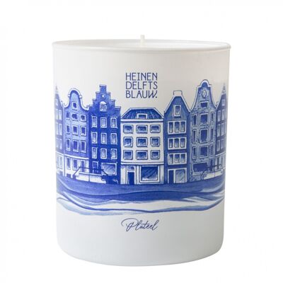 Geurkaars Plateel - Heinen Delfts Blauw