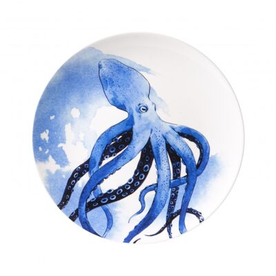 Bord Octopus - Heinen Delfts Blauw