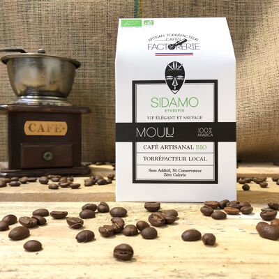 ETHIOPIA MOKA SIDAMO ORGANIC GROUND COFFEE - 250g