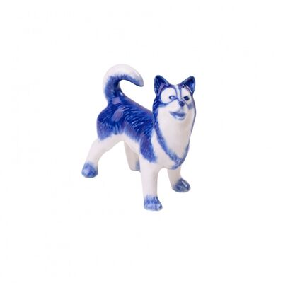 Miniatuur Husky - Heinen Delfts Blauw