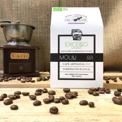 CAFÉ COLOMBIA EXCELSO MOLIDO ORGÁNICO - 250g