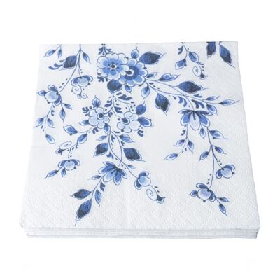 Napkins Blossom - Heinen Delft Blue