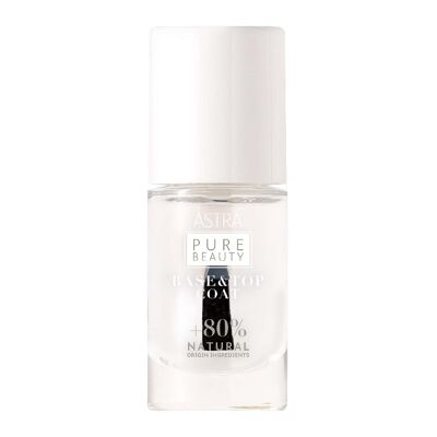 Pure Beauty Natural Base & Top Coat - 2 in 1 base and top coat