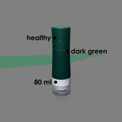 80ml Silikonflasche (Green)
