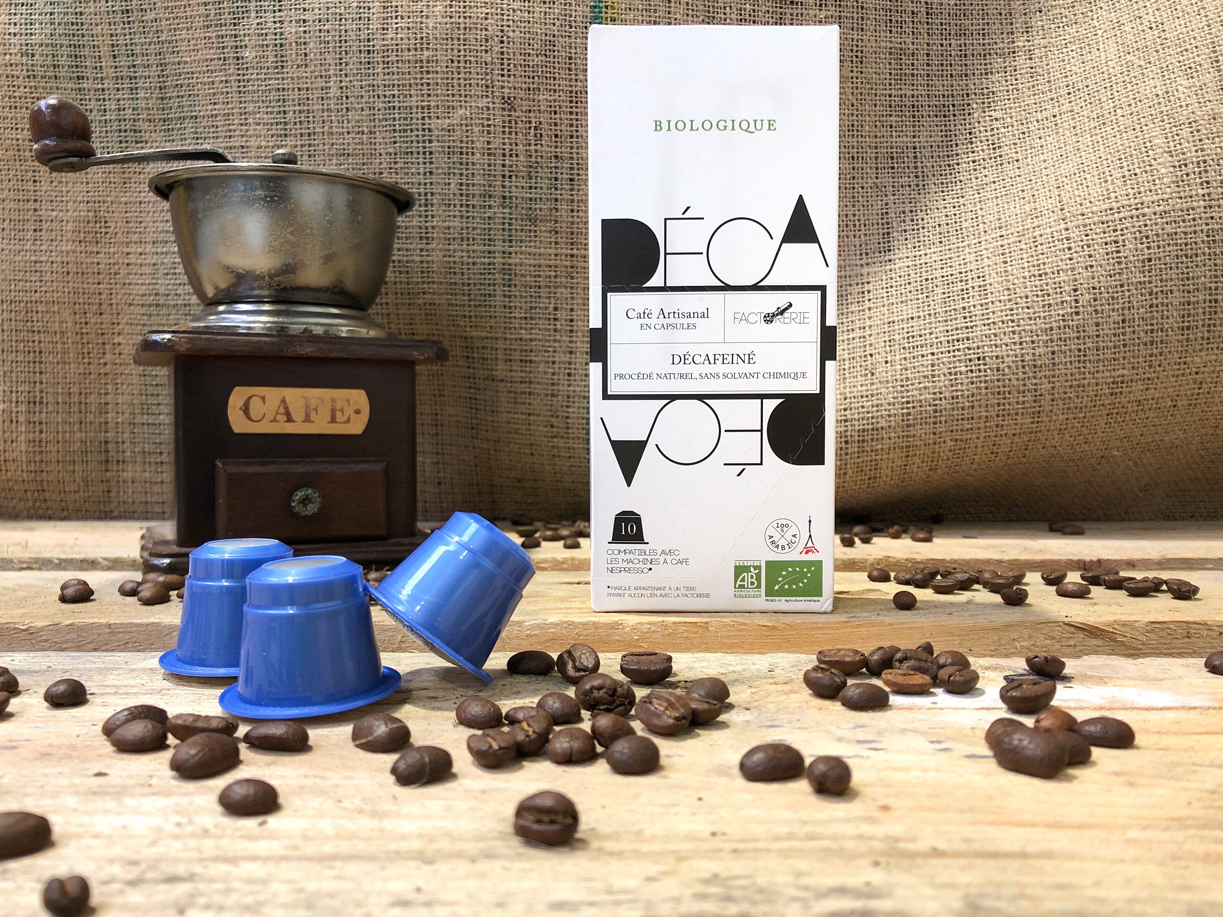 BIO-KAFFEE-ENTKOFFEINIERTE KAPSELN - x10