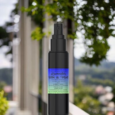 Lavendel Aloe Vera und Minze Cooling Mist VEGAN