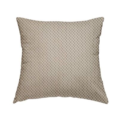 Polyester Fabric Dotted Effect Mink Plain Cushions Piped  Finish Handmade To Order