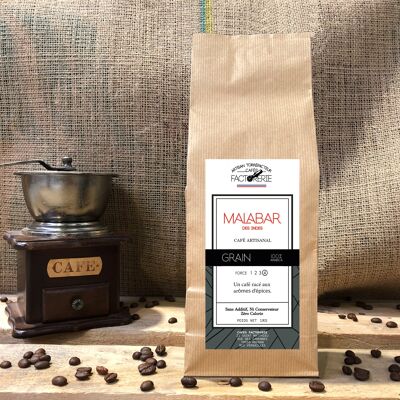 MALABAR DES INDES COFFEE GRAIN - 1kg