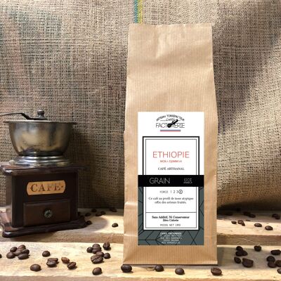 ETHIOPIA MOKA DJIMMAH COFFEE GRAIN - 1kg